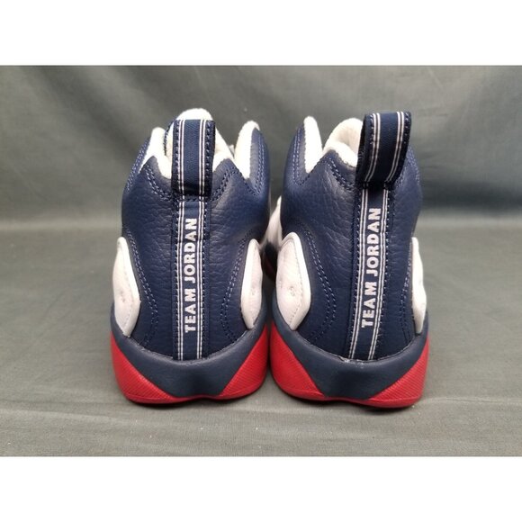 Nike Boys Jordan Jumpman Team II (GS) 2016 OG White Blue Size 5 DISPLAY MODEL! - Picture 8 of 12